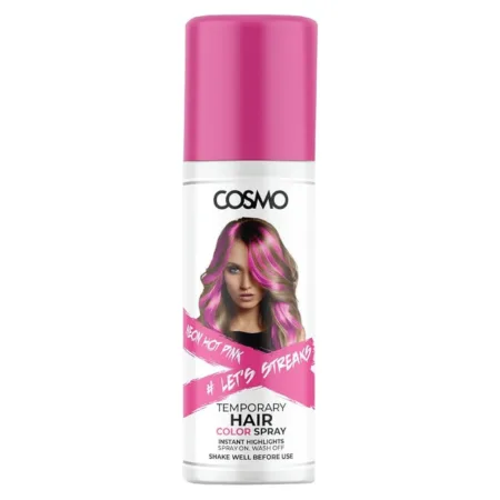 Cosmo Temporary Neon Hot Pink Hair