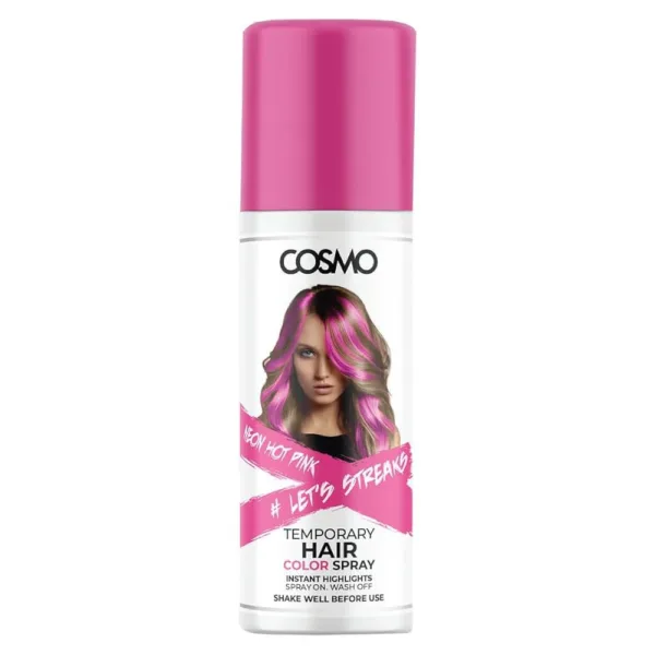 Cosmo Temporary Neon Hot Pink Hair