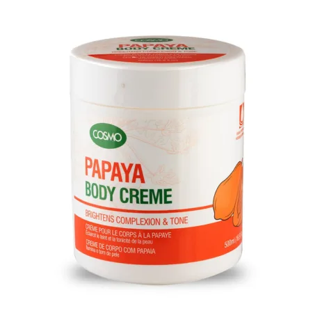 Crema corporal de papaya