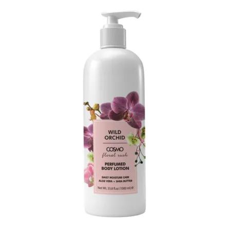 Loción corporal perfumada con orquídea silvestre