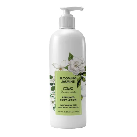 Loción corporal perfumada con jazmín floreciente
