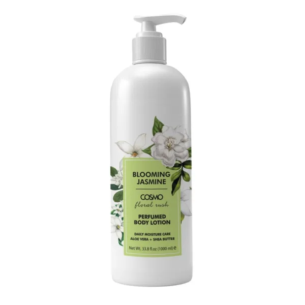 Loción corporal perfumada con jazmín floreciente
